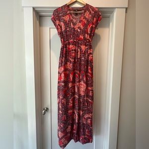H&M Flowy Patterned Maxi Dress